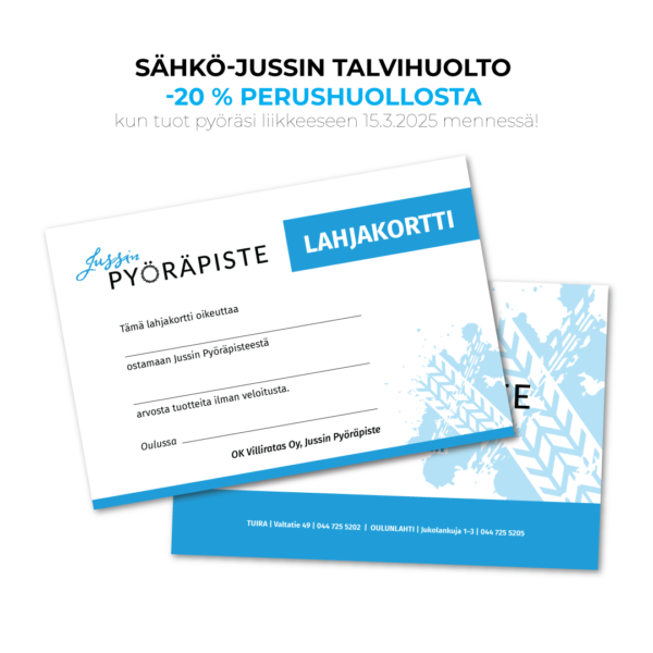 JPP-Sähkö-Jussin-talvihuolto-Lahjakortti-tuotekuva