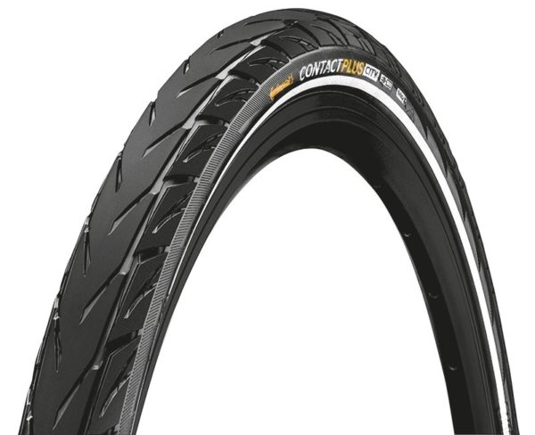 Ulkorengas 28" CONTINENTAL Contact Plus City Reflex 47-622, musta